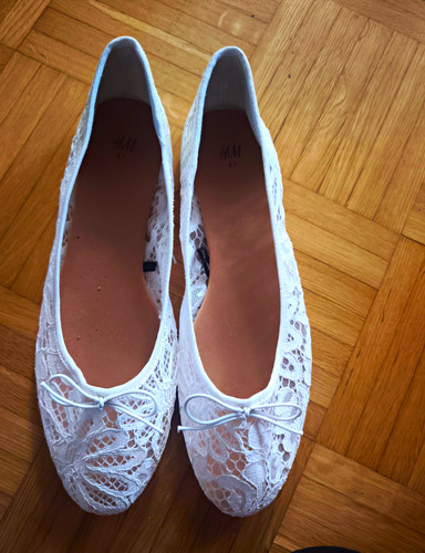 Damen ballerinas weiß - h&m,