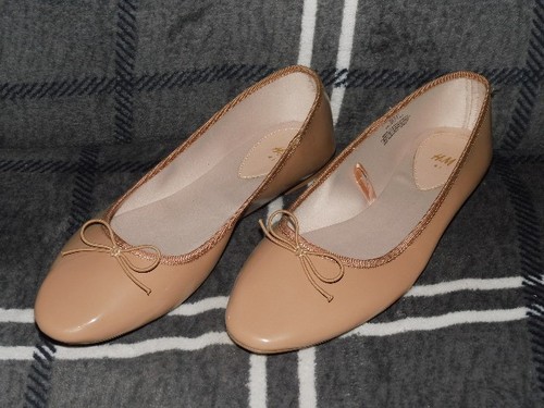 Ballerinas lack nude gr - lack,