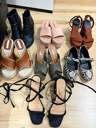 Damen schuhpaket paare mules - schuhpaket,