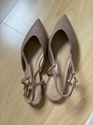 Spitze leder ballerinas - h&m,