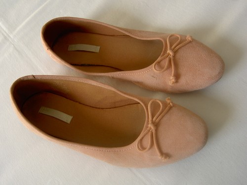 Echt wildleder ballerinas von - wildleder,